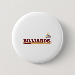 Badge Rond 5 Cm Joueur de billard de la famille de Dieu