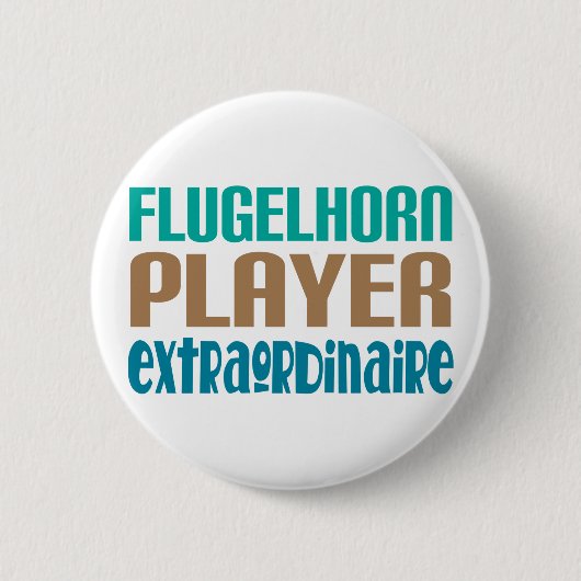 Badge Rond 5 Cm Joueur de bugle Extraordinaire (Devant)