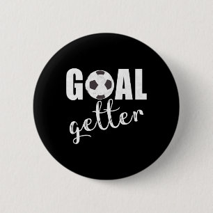 Badge Rond 5 Cm Joueur de football Attrapeur de buts Équipes sport