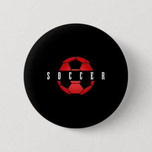 Badge Rond 5 Cm Joueur de football Byll Hommes Garçons Filles Foot