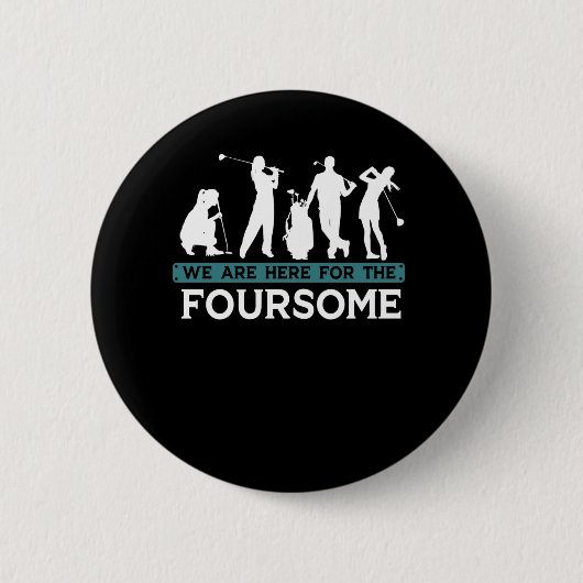 Badge Rond 5 Cm Joueur de golf amusant Quotes de golfeurs (Devant)