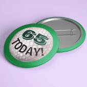 Badge Rond 5 Cm Joueur de golf de l'anniversaire de Golfer de golf
