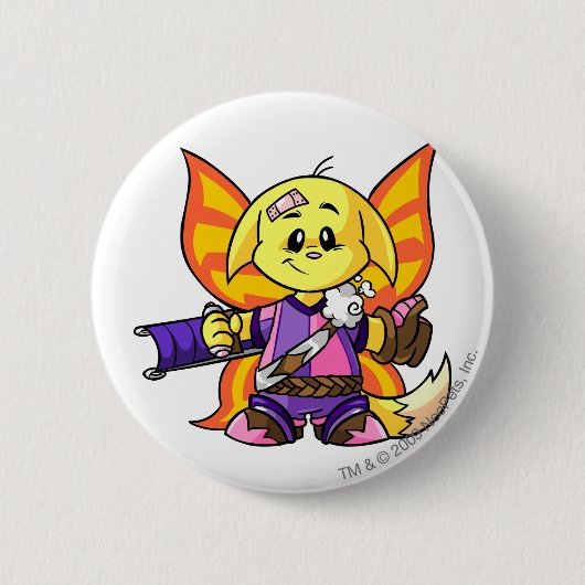 Badge Rond 5 Cm Joueur de Kacheek Faerieland (Devant)
