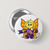 Badge Rond 5 Cm Joueur de Kacheek Faerieland (Devant & derrière)