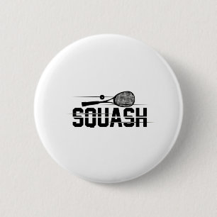 Badge Rond 5 Cm Joueur de squash Idée de cadeaux de squash sport