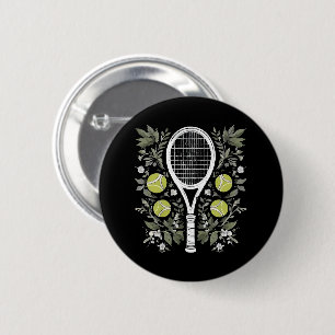 Badge Rond 5 Cm Joueur de tennis