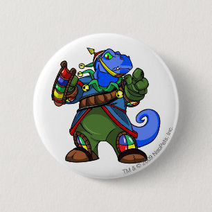 Badge Rond 5 Cm Joueur d'île de Grarrl Roo