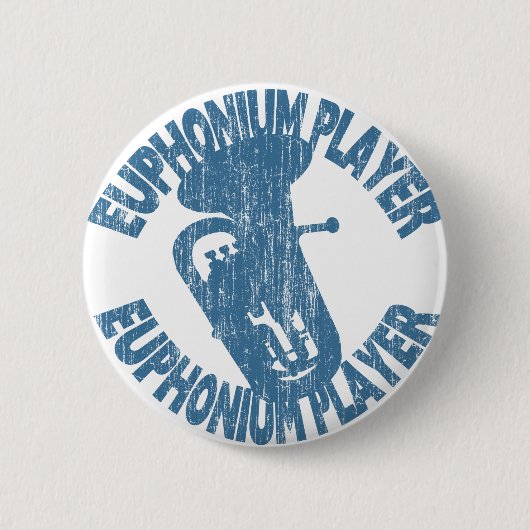 Badge Rond 5 Cm Joueur euphonique (Devant)