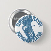 Badge Rond 5 Cm Joueur euphonique (Devant & derrière)