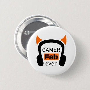 Badge Rond 5 Cm joueur fab-ever
