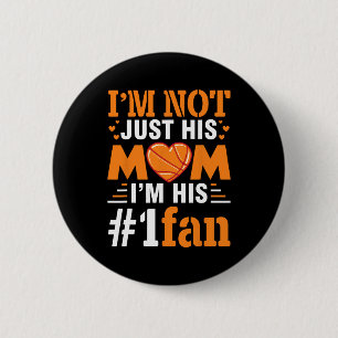 Badge Rond 5 Cm Joueur Je ne suis pas seulement sa maman Je suis s