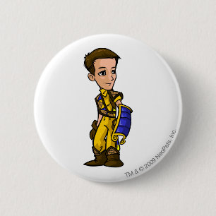 Badge Rond 5 Cm Joueur perdu de personnel de désert de dirigeable