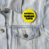 Badge Rond 5 Cm Joueur Trombone Normal (En situation)