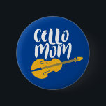 Badge Rond 5 Cm Joueur vintage Retro Cello Maman Celliste<br><div class="desc">Conception vintage d'orchestre de musique rétro pour ceux qui jouent de l'instrument de musique à cordes dans un groupe de musique ou symphonie. Amateur de musique classique cool marchandise pour violoncelliste, musicien et artiste. Parfait pour les professeurs de violoncelle, les fans d'orchestre et ceux qui aiment jouer du violoncelle ou...</div>