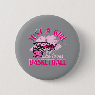 Badge Rond 5 Cm Joueuse de baseball Femme Juste Une Fille Qui Aime