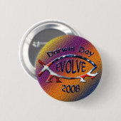 Badge Rond 5 Cm jour 08 de darwin (Devant & derrière)