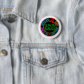 Badge Rond 5 Cm Jour 2015 de pi (En situation)
