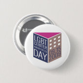 Badge Rond 5 Cm Jour central '09 de conscience (Devant & derrière)