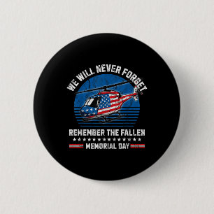 Badge Rond 5 Cm Jour commémoratif Nous n'oublierons jamais le drap