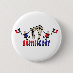 Badge Rond 5 Cm Jour de bastille !