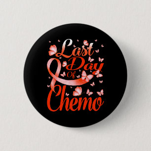 Badge Rond 5 Cm Jour De Chemo Leucémie La Sensibilisation Papillon