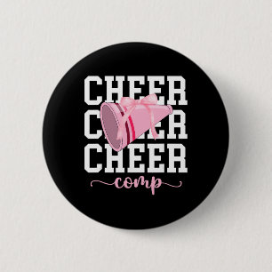Badge Rond 5 Cm Jour de comp de cheer coquette Compétition de chee