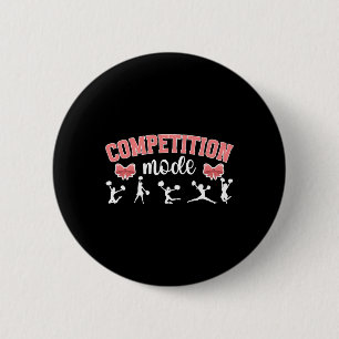 Badge Rond 5 Cm Jour de compétition de cheer Mode de jour de compé
