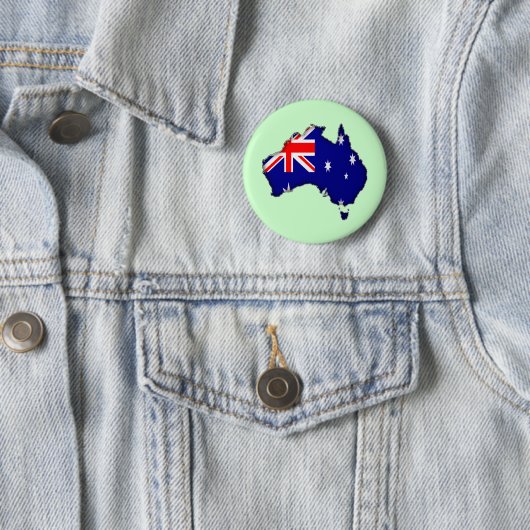 Badge Rond 5 Cm Jour de Downunder (En situation)