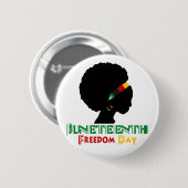 Badge Rond 5 Cm Jour de la Liberté (Devant & derrière)