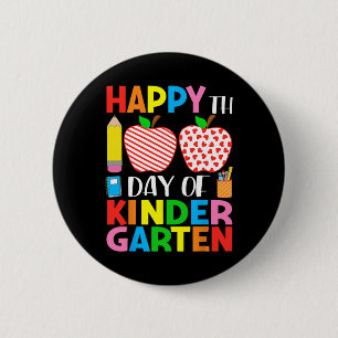 Badge Rond 5 Cm Jour De La Maternelle Enseignant Et Coeurs Étudian