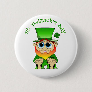 Badge Rond 5 Cm Jour de la Saint Patrick de cajolerie de Lil