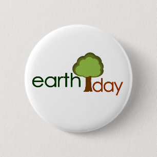 Badge Rond 5 Cm Jour de la terre