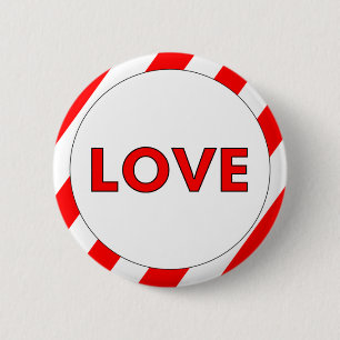 Badge Rond 5 Cm Jour de l'amour Valentines