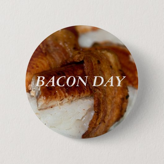 BADGE ROND 5 CM JOUR DE LARD (Devant)