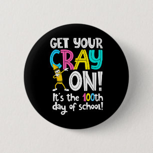 Badge Rond 5 Cm Jour De L'École Obtenez Votre Cray Sur Funky Teach