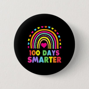 Badge Rond 5 Cm Jour De L'Enseignant De L'École - 100 Jours Smarte
