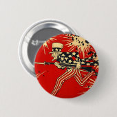 Badge Rond 5 Cm Jour de l'indépendance (Devant & derrière)