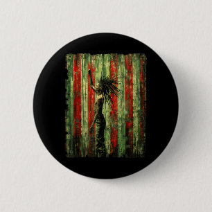 Badge Rond 5 Cm Jour de l'indépendance américaine USA Punk Patriot