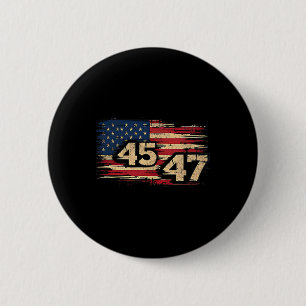 Badge Rond 5 Cm Jour de l'investiture du président Donald J Trump