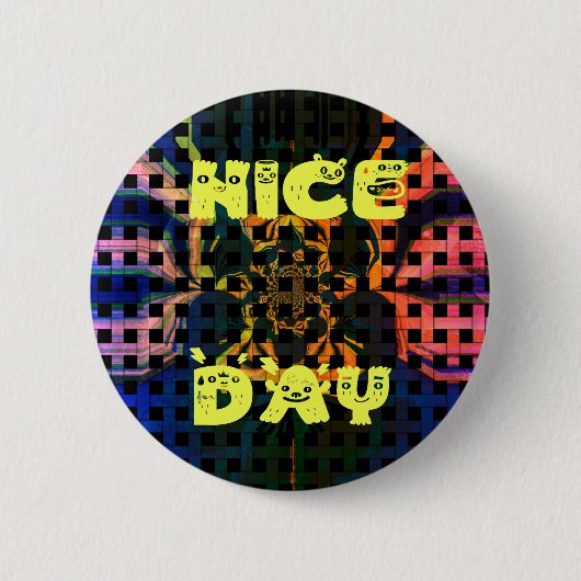 Badge Rond 5 Cm Jour de Nice (Devant)