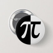 Badge Rond 5 Cm Jour de pi (Devant & derrière)