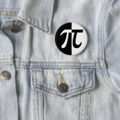 Badge Rond 5 Cm Jour de pi (En situation)
