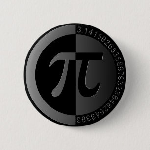Badge Rond 5 Cm Jour de pi