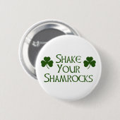 Badge Rond 5 Cm Jour de St Patricks (Devant & derrière)