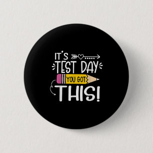 Badge Rond 5 Cm Jour De Test Drôle Son Jour De Test Vous Avez Ce T