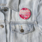Badge Rond 5 Cm Jour de Valentines heureux (En situation)