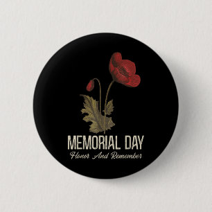 Badge Rond 5 Cm Jour des Anciens Combattants de peur que nous oubl