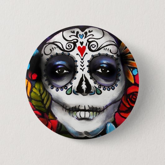 Badge Rond 5 Cm Jour des morts (Devant)
