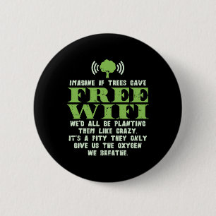 Badge Rond 5 Cm Jour des terres Chemise Sauvez L'Environnement Éco