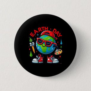 Badge Rond 5 Cm Jour des terres cool 2025 Funny Jour des terres En